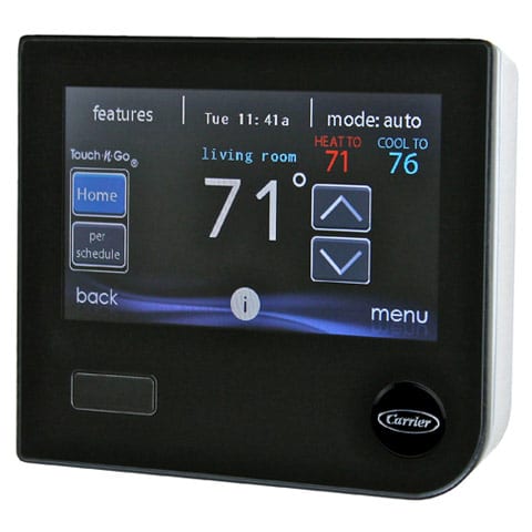 new Carrier digital a/c thermastat