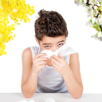 child with allergies